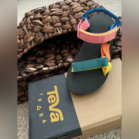 Teva Kids' Multicolor Strap Sandals - Picture 5 of 13